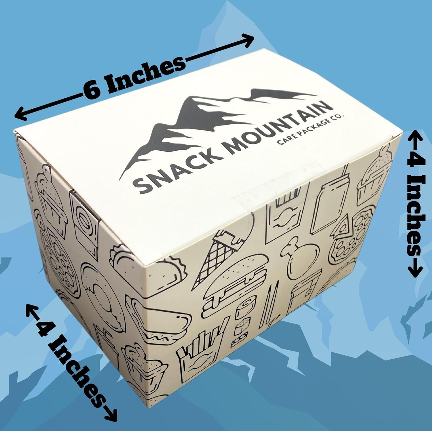 Snack Mountain Care Package Variety Christmas Snack Gift Box Back to School Gift Basket Snack Food Gifts for Office Teens Ultimate Treat Box for Adults & Kids Variety Pack Candy Gift Basket Movie Night Bundle Set College Guys Girls