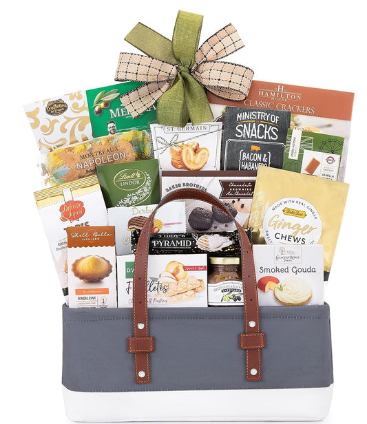 Wine Country Gift Baskets The Connoisseur Gourmet Gift Basket Food Gift Basket for Families College Students Appreciation Thank You Congratulations Get Well Soon Care Package