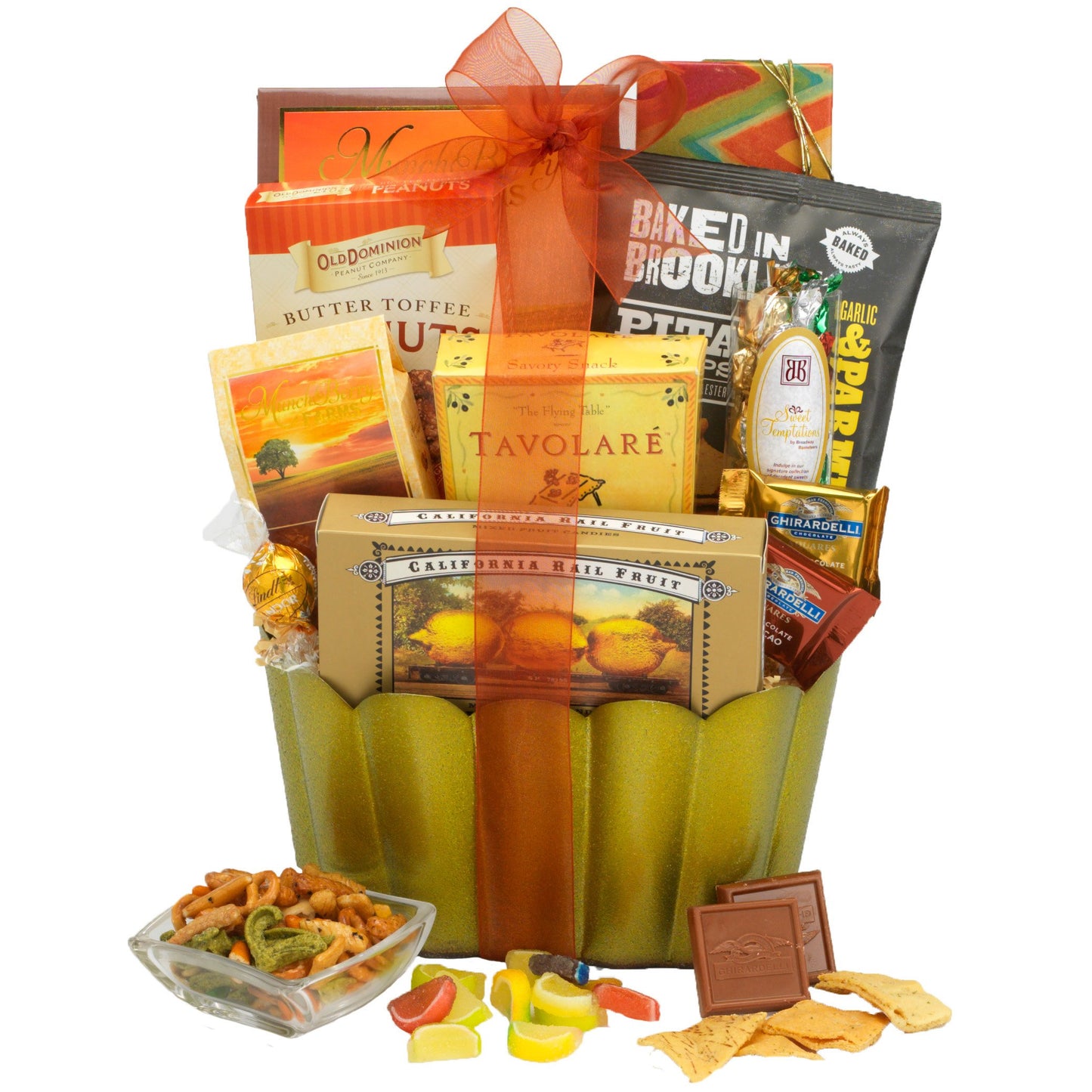 Broadway Basketeers Cookies Gift Baskets for Delivery Fresh Baked Gourmet Cookies and Brownies, Individually Wrapped Edible Care Package for Mom, Grandpa, Families, Holiday Gifts, Christmas, Coworkers